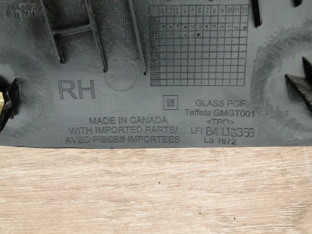 фото №6, Chevrolet camaro 2016- обшивка стійка 84116356