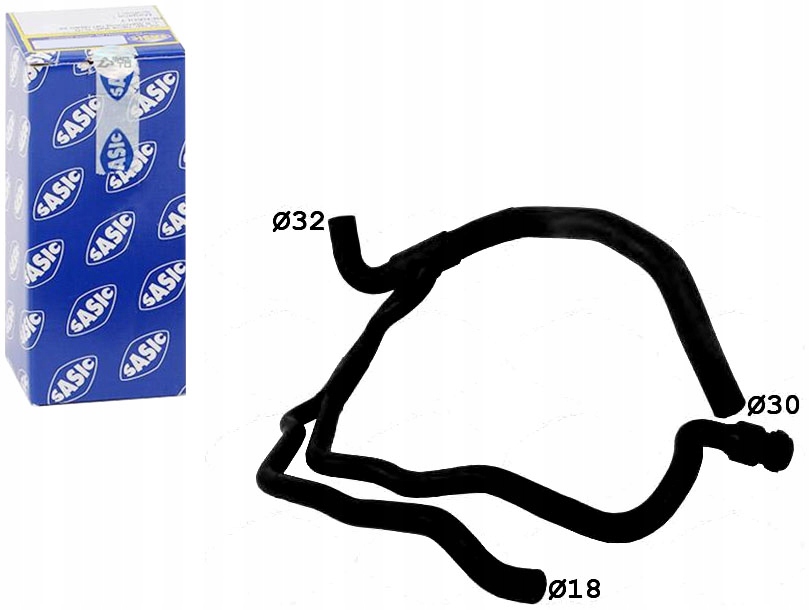 фото №1, Sas3404150 шланг радиатора renault clio ii 1.2 1 + ассистент водителя #33