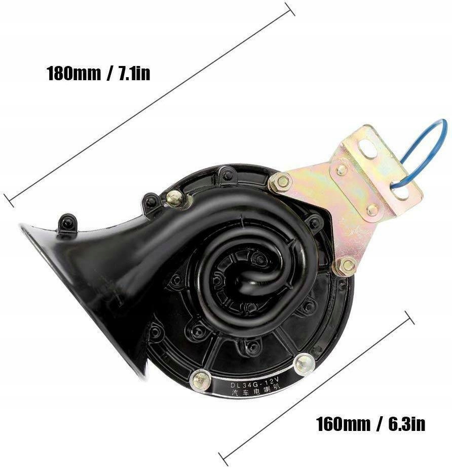 фото №7, Клаксон сигнал звуковой прочный громкий 12v 300db