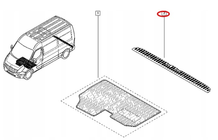 фото №13, Молдинг накладка порог master iii задняя 849932462r оригинал
