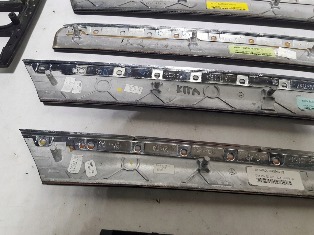 фото №13, Mercedes ml w164 gl x164 drewno декоры накладки дверь рамка пепельница kpl