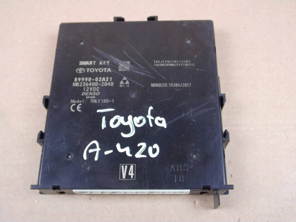 фото №1, Toyota corolla e21 бортовой компьютер модуль блок управления smartkey 89990-02a21