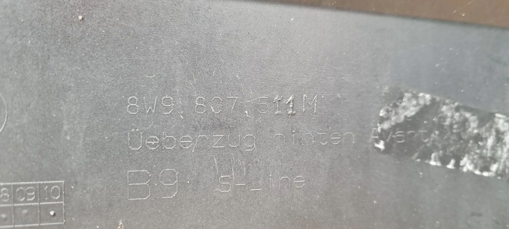 фото №13, Audi a4 b9 s4 s-line kombi 2015- бампер задняя оригинал d204