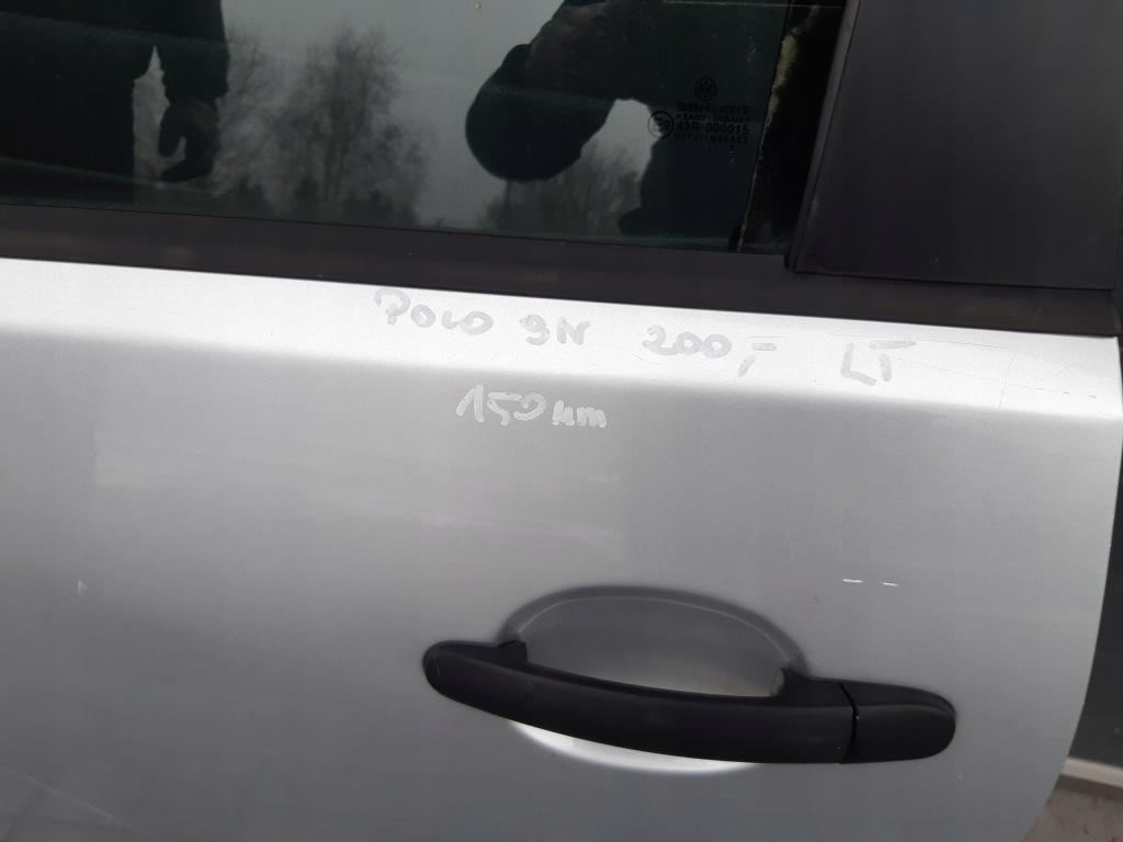 фото №6, Vw polo 9n 5d дверь левый задняя