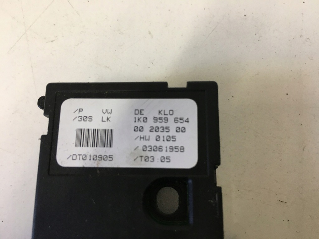 фото №11, Датчик kąta повороту vw tiguan 1 5n0 1k0959654