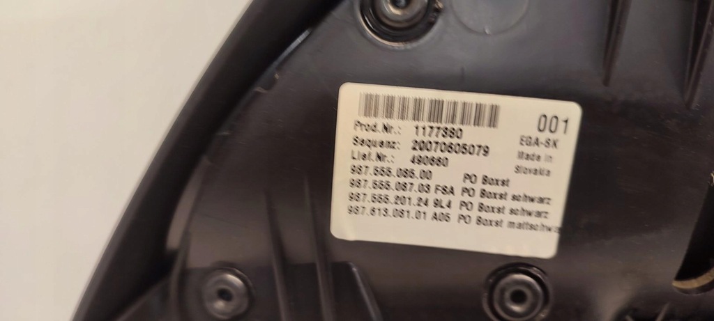 фото №6, Porsche cayman s обшивка двері лівий перед rhd anglik 98755508500 9975560101