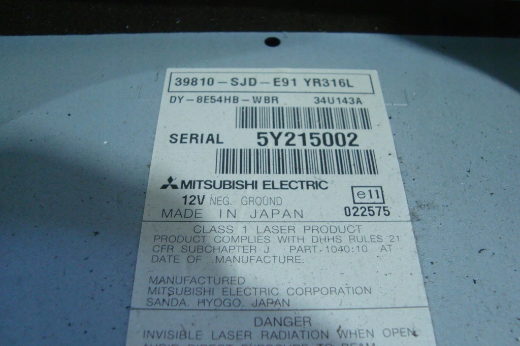 фото №5, Cd радио honda fr-v 05-09 europa