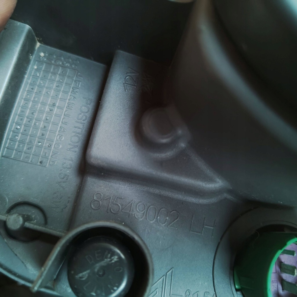 фото №9, Лампа противотуманная передняя перед сторона левая fiat 500x 81549002