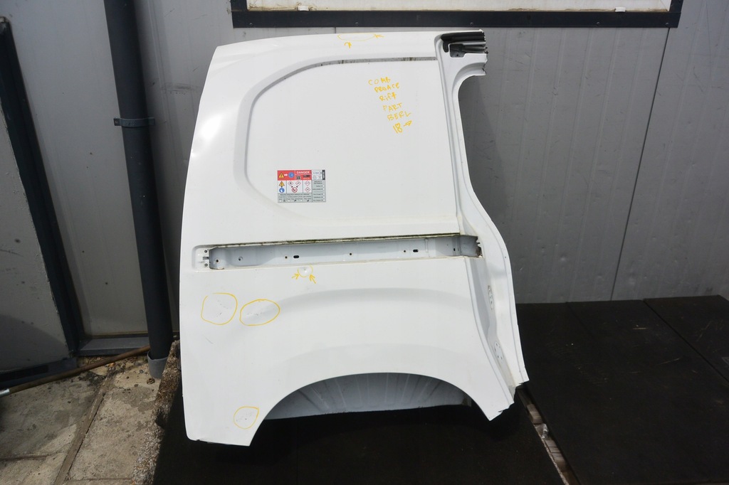 фото №1, Крыло правый задняя четверть berlingo combo iv rifter 18-