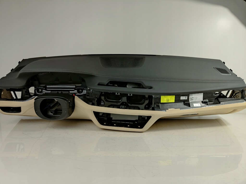 фото №14, Bmw 7 g11 g12 приборная панель приборная кожа консоль beż