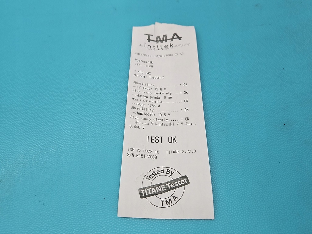 фото №7, Test стартер hyundai tucson 2.0 16v 36100-23160