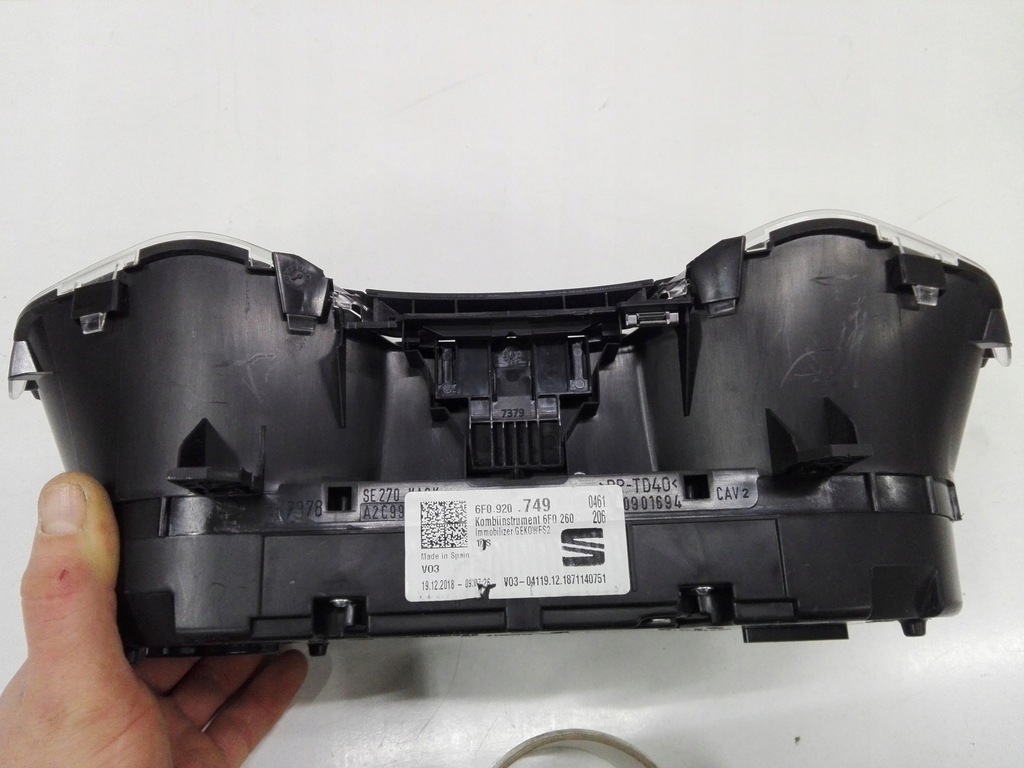 фото №6, Seat ibiza v 6f 17- лічильник приладова панель europa 6f0920749