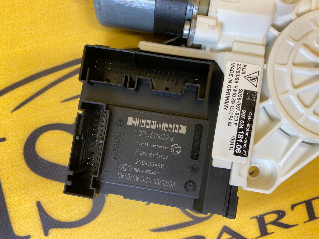 фото №7, Моторчик механізм скло porsche 987 cayman лівий