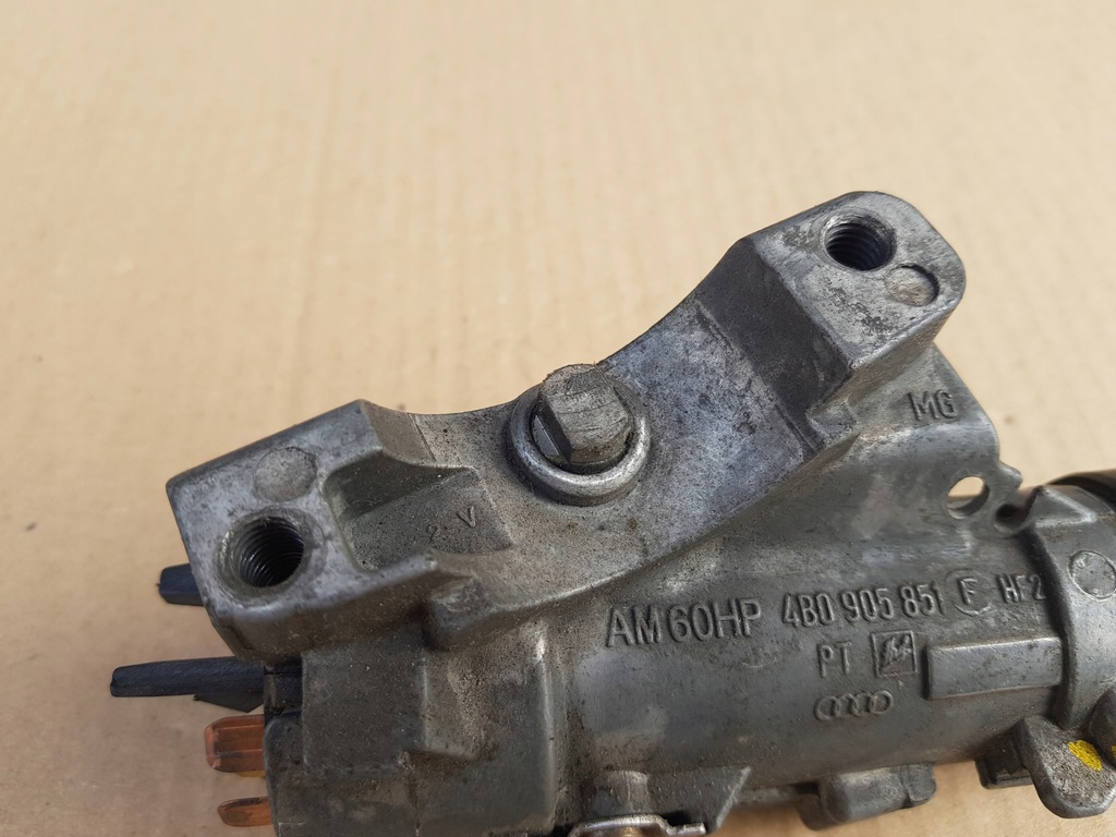 фото №8, Замок зажигания + ключ audi a4 b6 / a6 c5 / a3 8l / tt 8n 4b0905851f sprawdzona