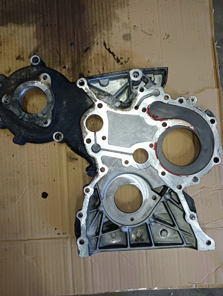 фото №3, Корпус защита распределительного вала renault 2.5 cdi |8200018628