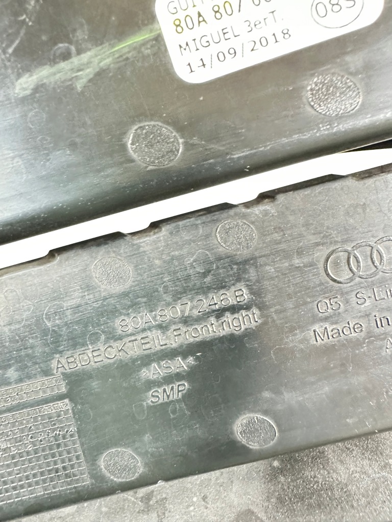 фото №7, Q5 sq5 80a s-line решітка бампера права сіра 80a807246b 80a807680k