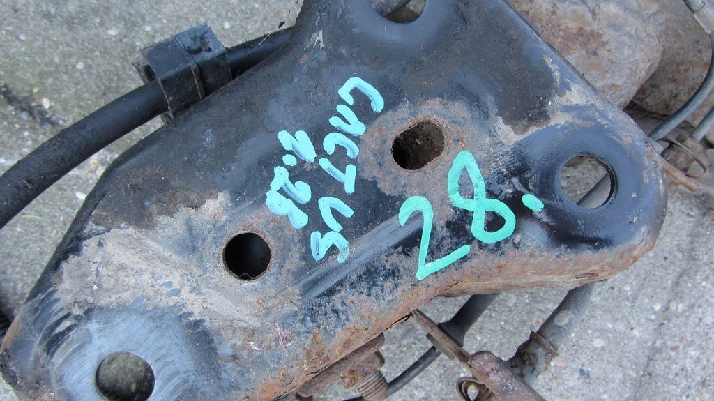 фото №8, Citroen c4 cactus балка підвіска oś задня 13-