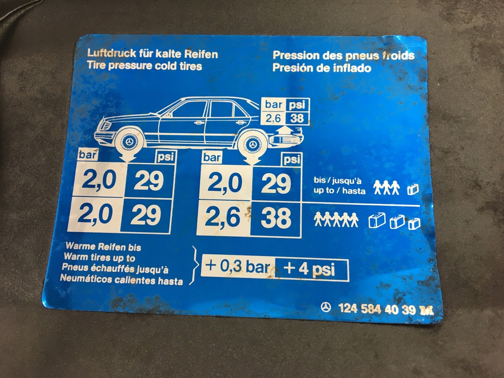 фото №10, Кришка заливної пального mercedes w124 sedan czarna