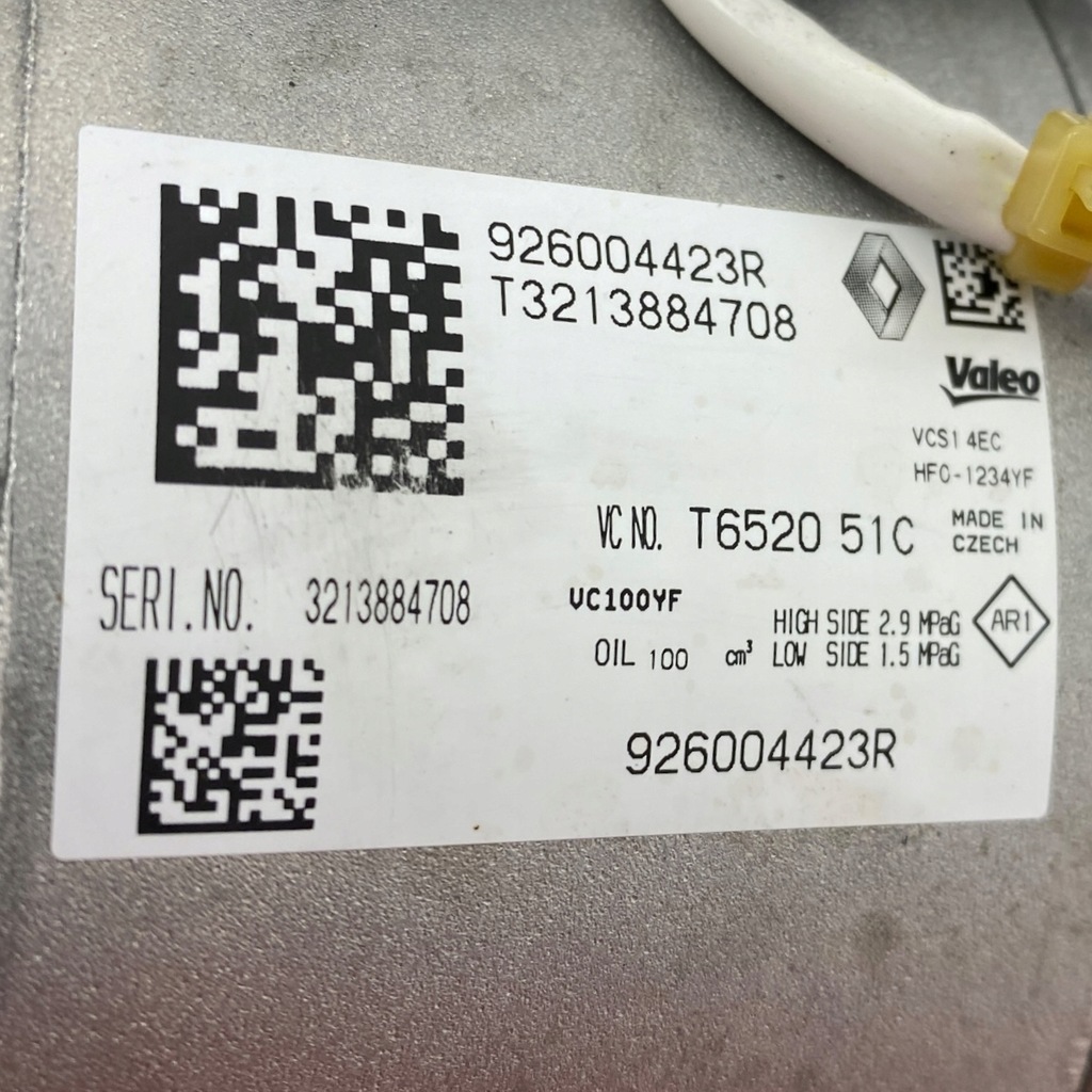 фото №16, Компрессор кондиционера clio v captur ii 1.0 tce