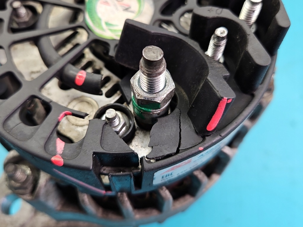 Test генератор alfa romeo 159 1.9 jtd 120km с Разборки