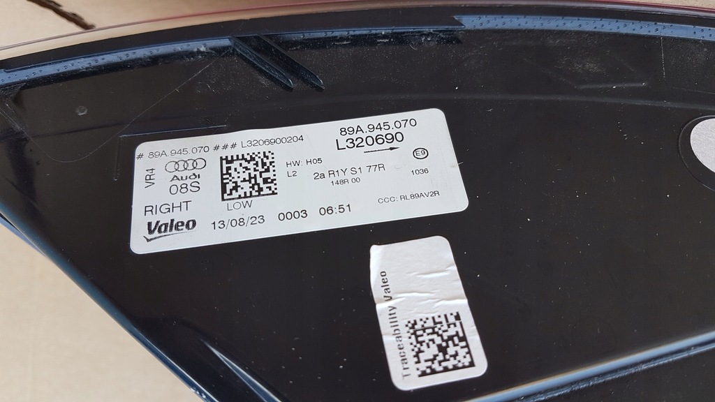 фото №10, Лампа задня права audi q4 e-tron led 21-