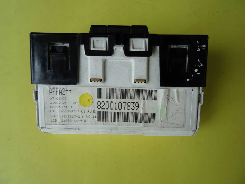 фото №2, Дисплей годинник renault megane ii 8200107839 nr151