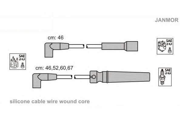 фото №2, Дроти запалювання jand4s janmor