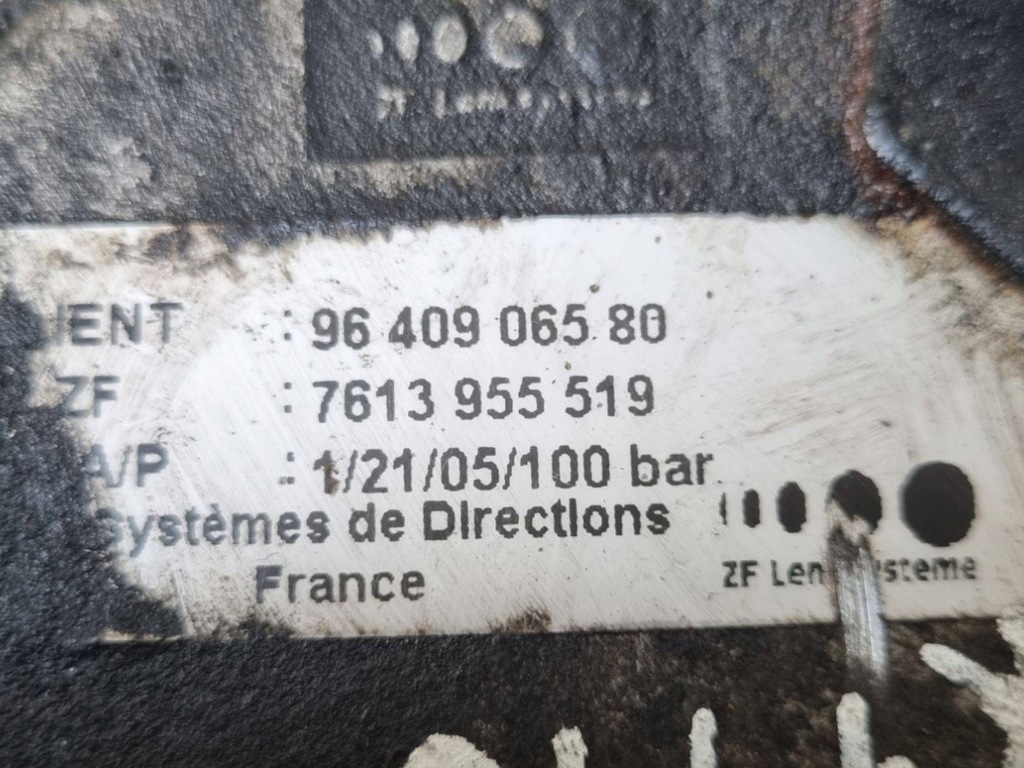 фото №6, Насос підсилювача peugeot expert facelift 2006 9640906580