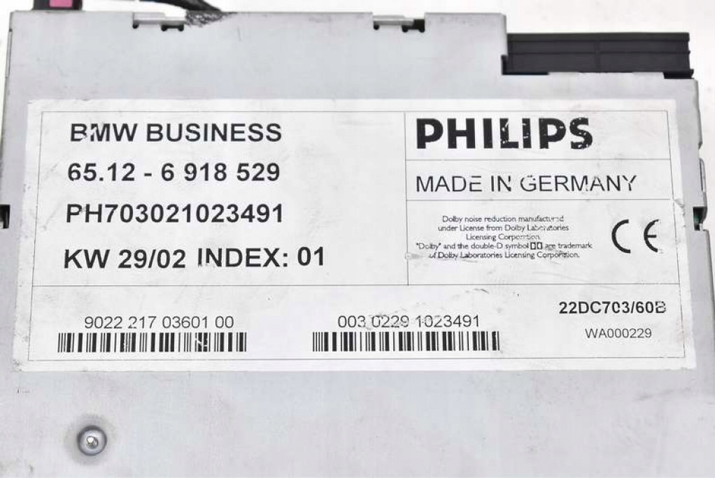 фото №6, Радио радиопроигрыватель кассеты 6918529 mini cooper one r50 01-04