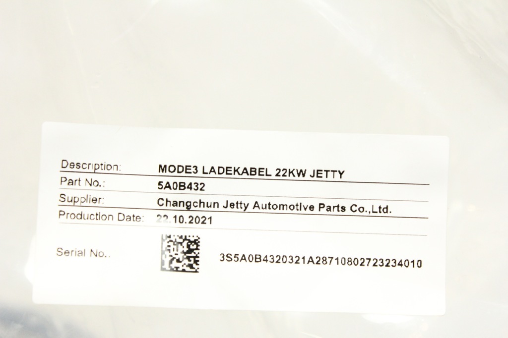 фото №5, Кабель шланг do зарядки mode 3 typ2 bmw i4 i3