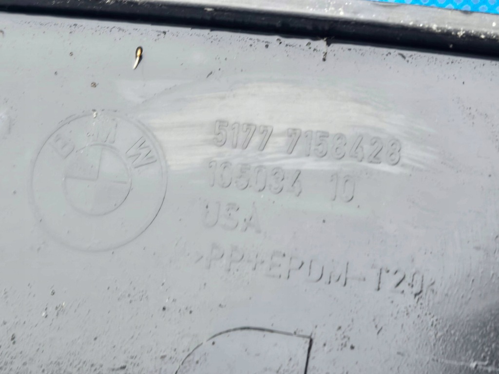 Молдинг накладка крила перед сторона права bmw x5 e70 7158428 оригінал Київ