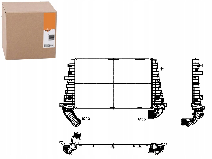 Купить Nrf интеркулер opel astra h 1.7 cdti l48