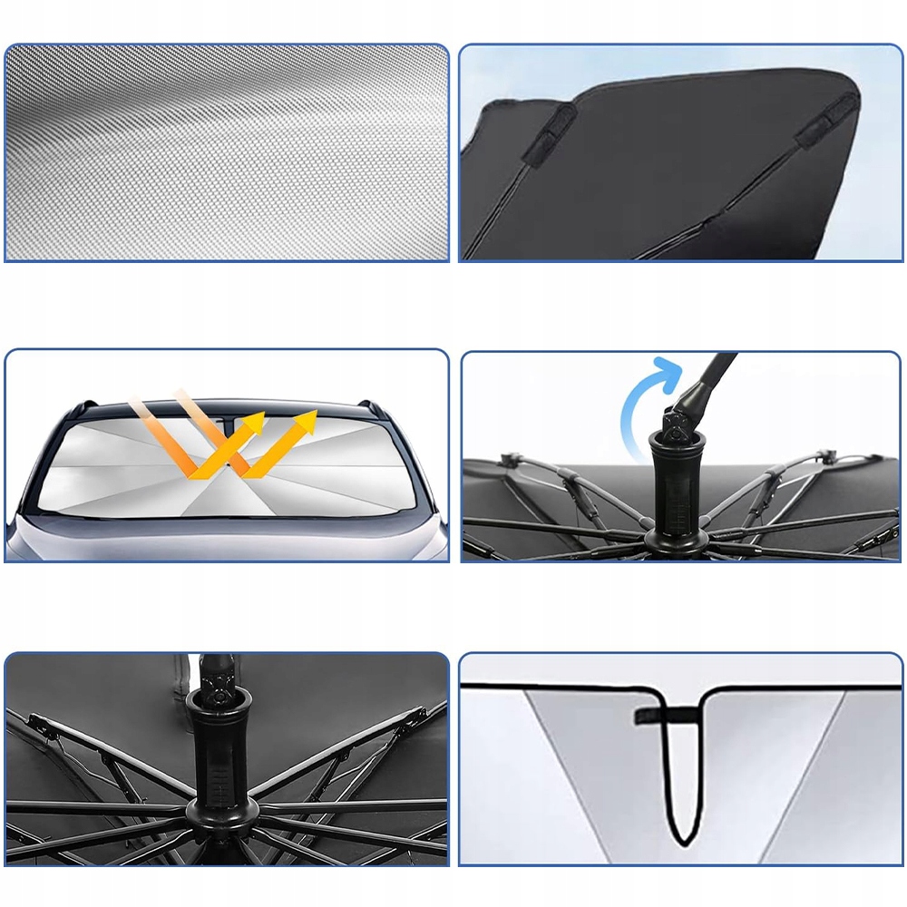 Зонт автомобильный с obracany кронштейн 360° i szkieletą с волокна угольный Оригинал