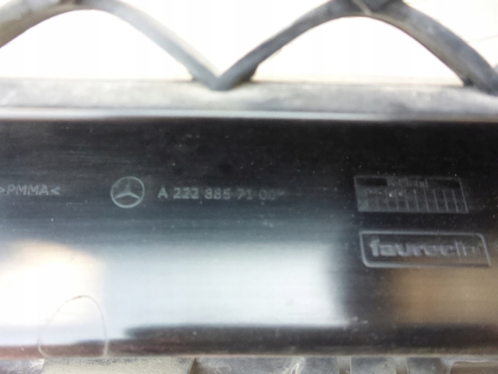 Mercedes s-klasa 222 w222 amg 17- решётка решётка радиатора бампера средняя перед Оригинал