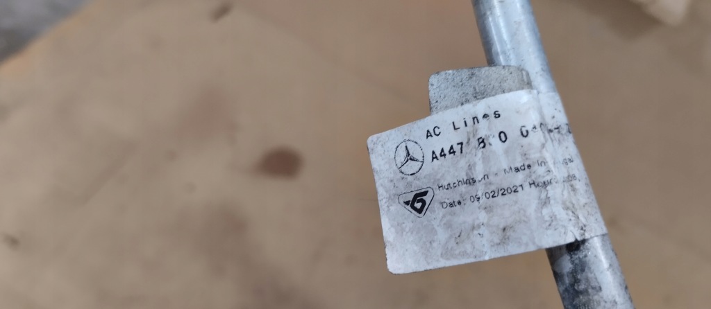 Шланг провода кондиционера трубка пабтрубок  mercedes v klasa w447 a4478300402 Недорого