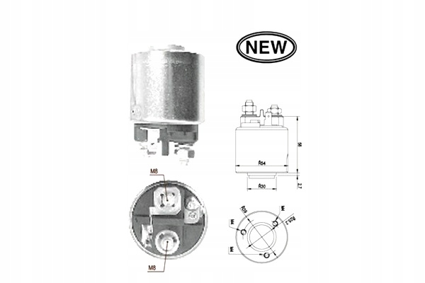 Выключатель электромагнитный стартер renault magneti marelli Цена