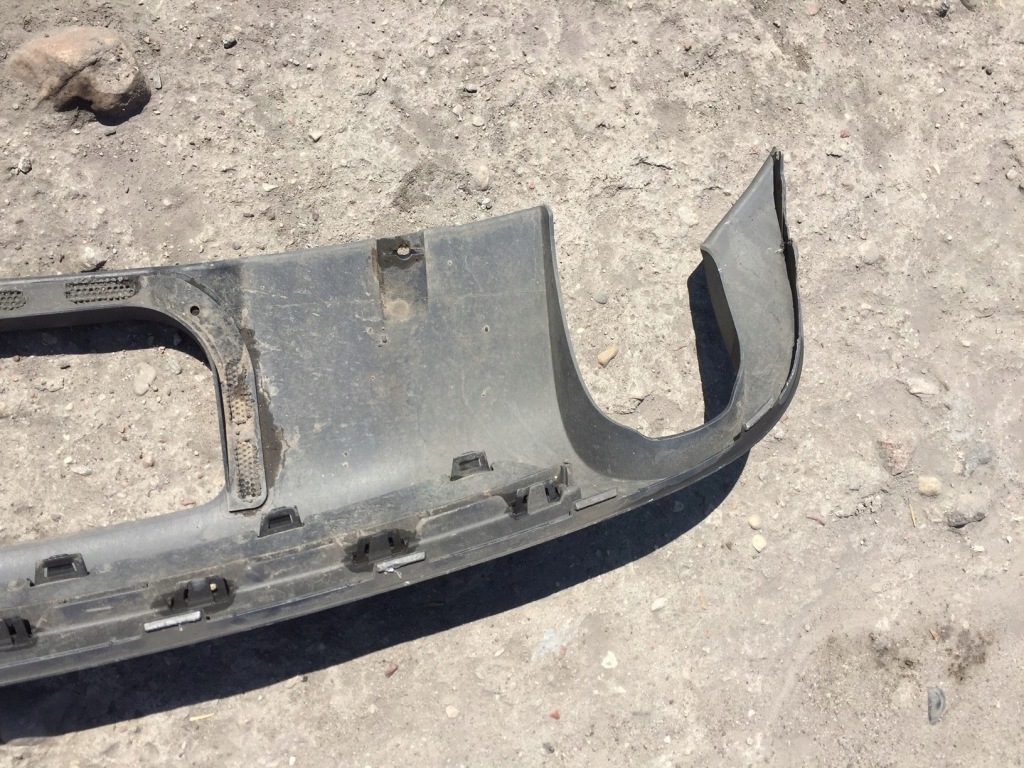 фото №12, A6 c6 lift s-line диффузор спойлер бампера задняя