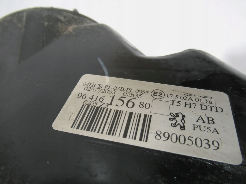 фото №10, Лампа перед правая 9641615680 peugeot 307 01-04