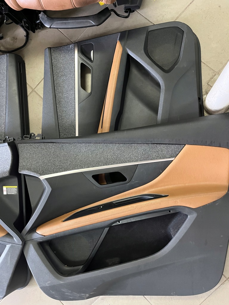 фото №10, Peugeot 5008 ii сиденья заднее сиденье обшивки обивка комплект europa кожа