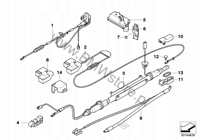 фото №13, Bmw e60 e61 e63 разъём b+ выход клемма plus отсек 6923945 кронштейн 6932006