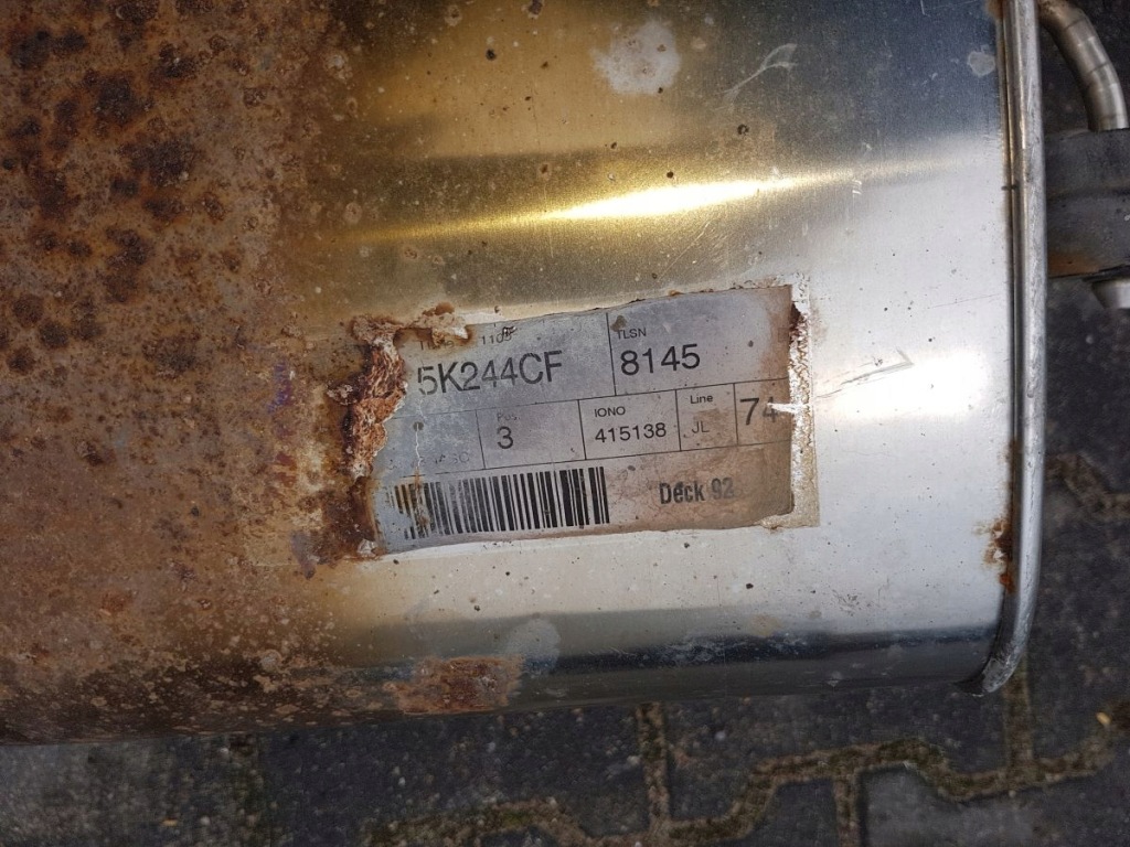 фото №11, Range rover vogue l405 5.0 sc гасник вихлоп kpl 14