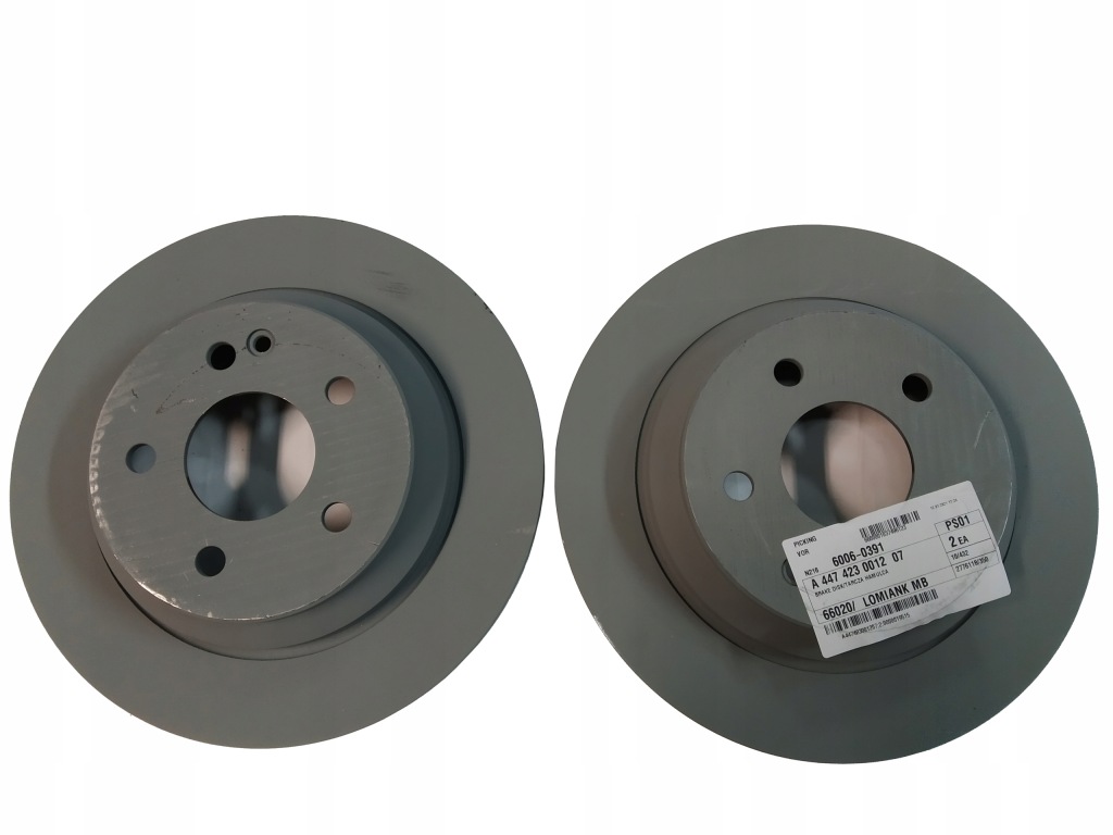 фото №1, Оригинальные тормозные диски тормозные задняя mercedes vito w447