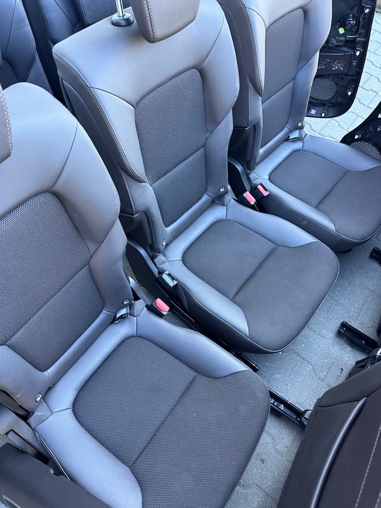 фото №4, Espace v сиденья 7 человек комплект обивка полукожа кожа