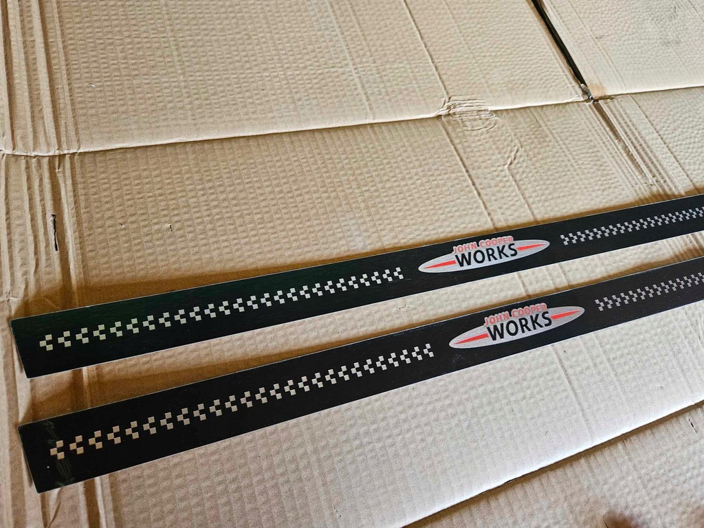фото №2, Mini coopr jcw works r56 r50 накладки порогові nowe