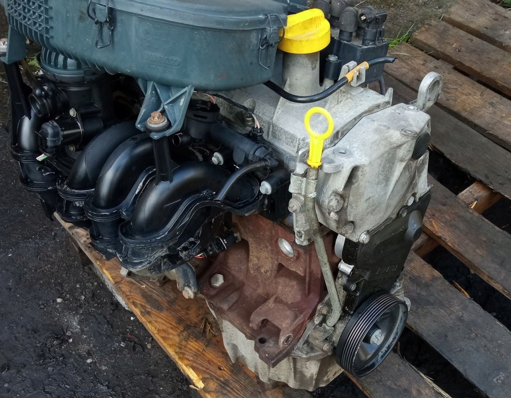 фото №8, Двигатель kompletny k7mf710 dacia logan -sandero 1,6 8v