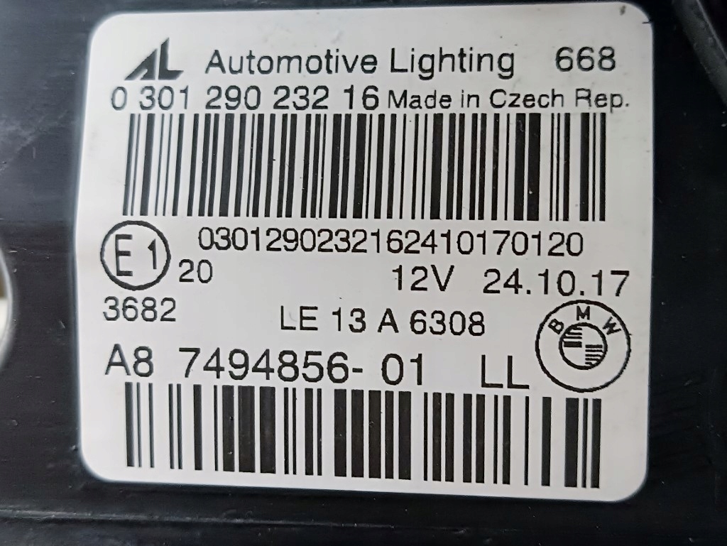 фото №12, Лампа перед bmw 2 f45 f46 14-18 full led 7494856 оригинал europa правая