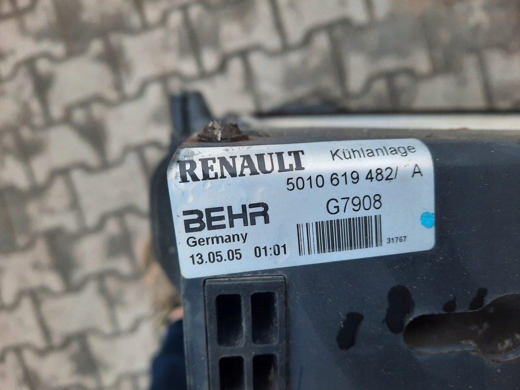 Радіатор води рідина renault premium dci Оригінал