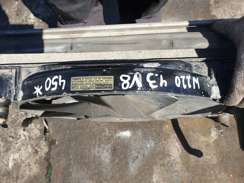 фото №5, Комплект радіатор вентилятор mercedes-benz w220