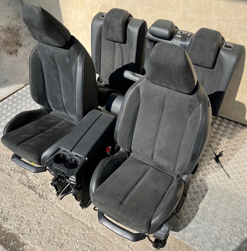 фото №6, Сиденья кожаный заднее сиденье citroen ds7 alcantara кожа