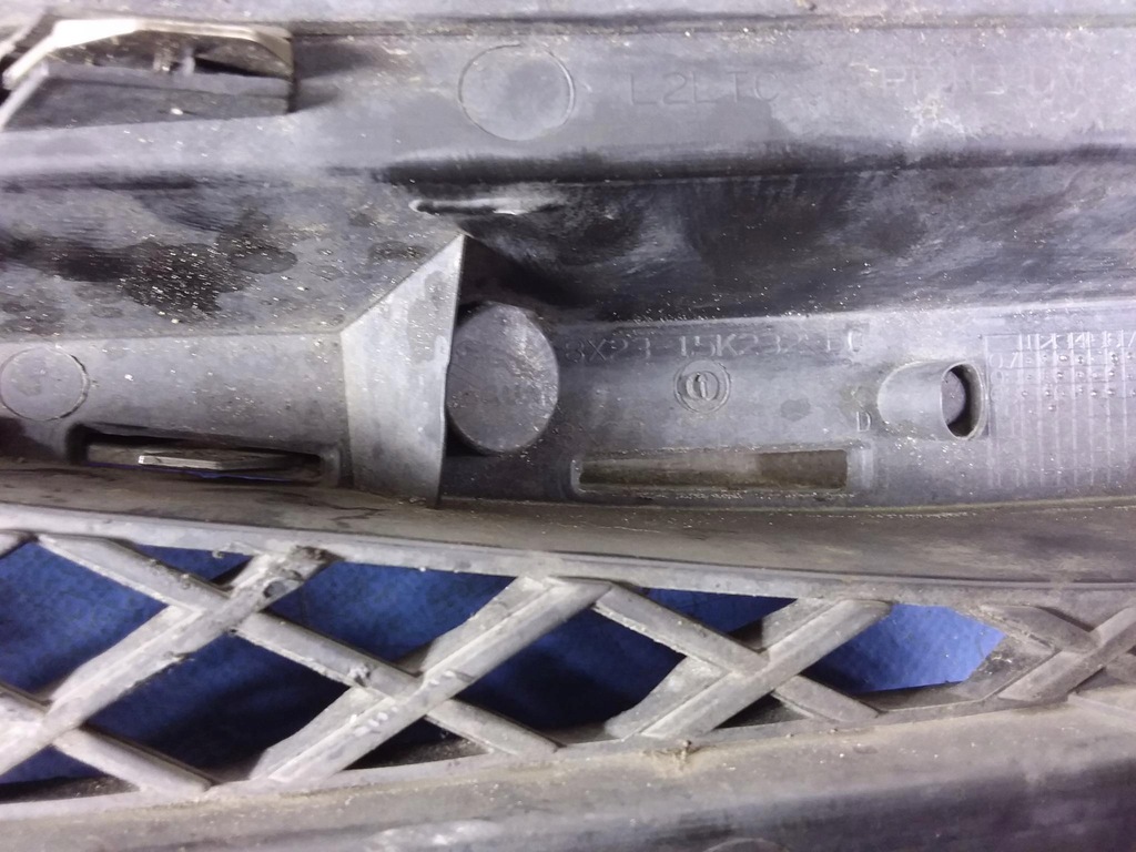 фото №4, Jaguar xf x250 решётка бампера правый перед